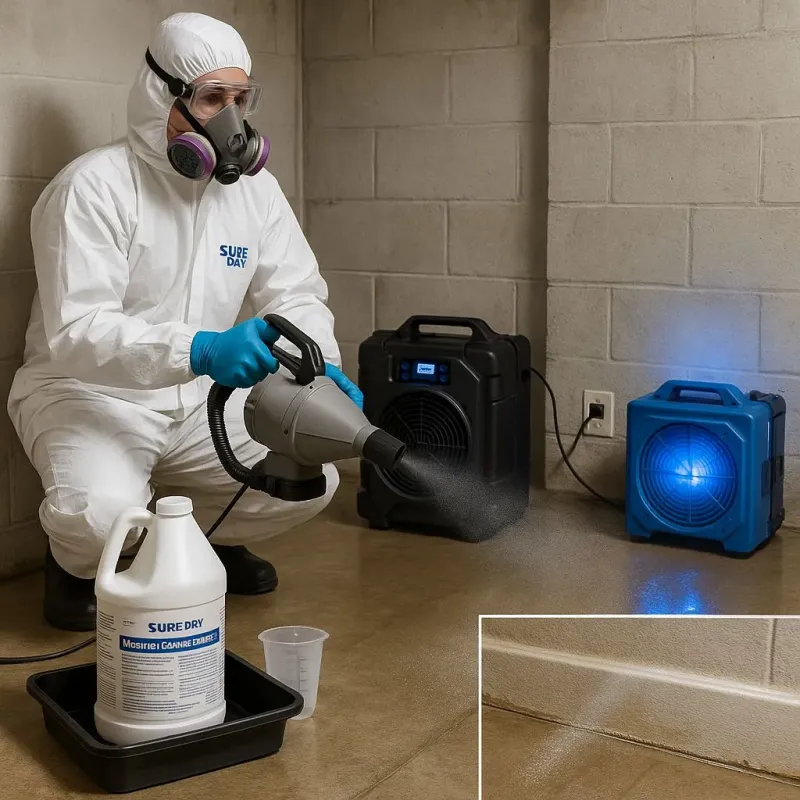 Sanitization and Odor Removal process in Washington Terrace, UT